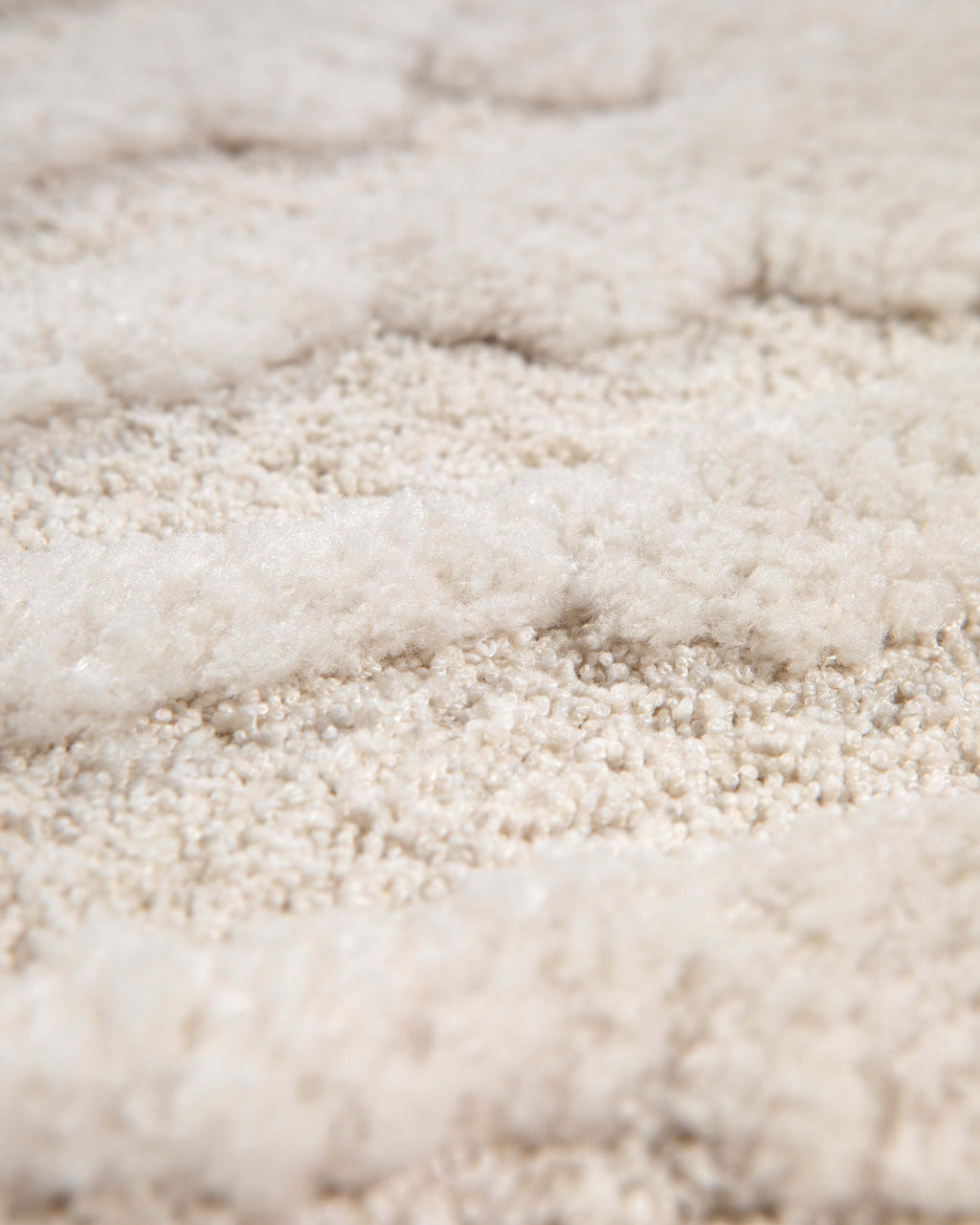 Tappeto riciclato Ewan Ivoire 67 X 200 X 2