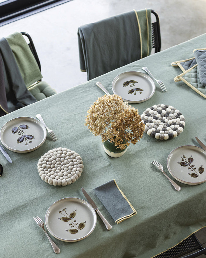 Tovaglia riciclata Grace Forêt 140 X 140