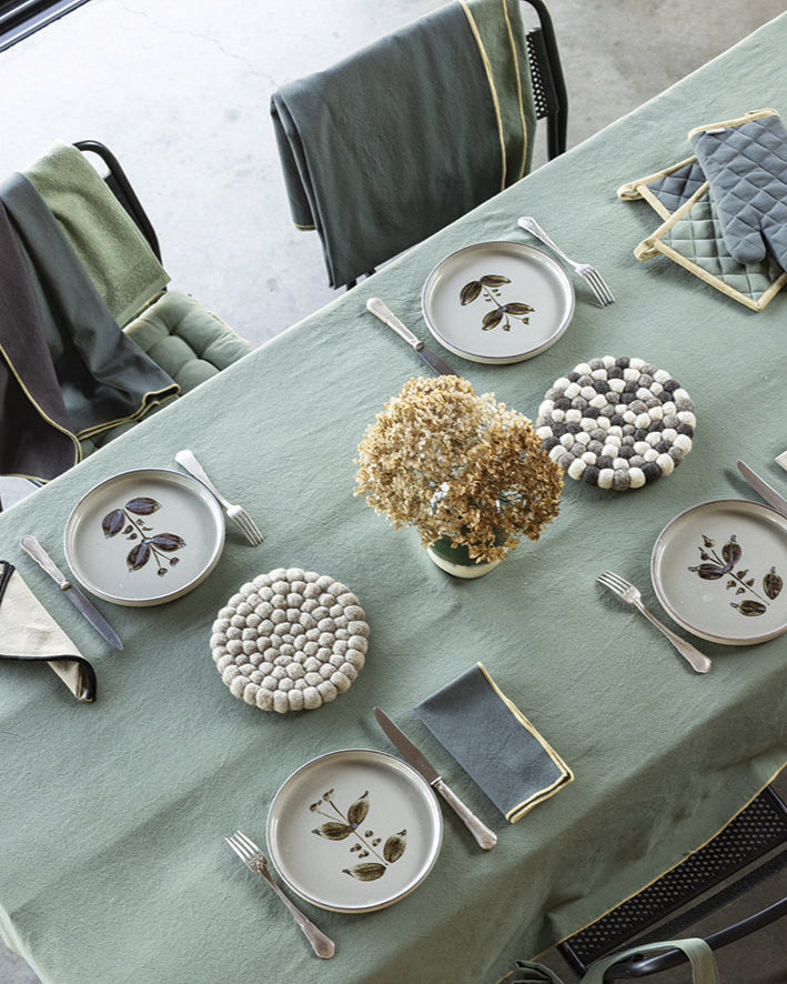 Tovaglia riciclata Grace Matcha 140 X 250