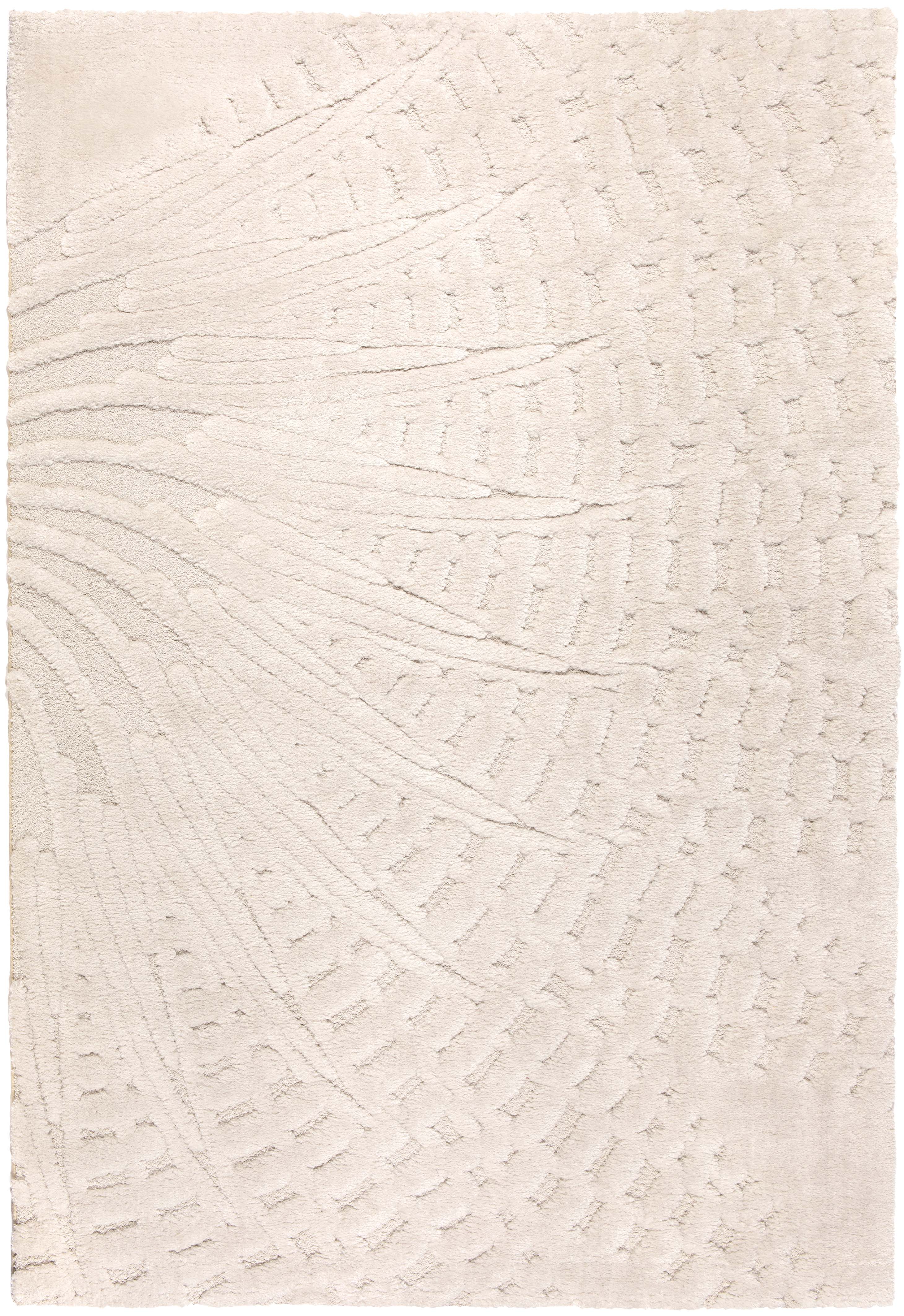 Tappeto riciclato Ewan Ivoire 160 X 230 X 2