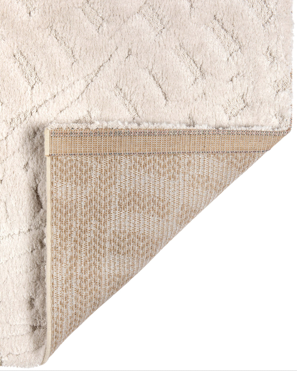 Tappeto riciclato Ewan Ivoire 160 X 230 X 2