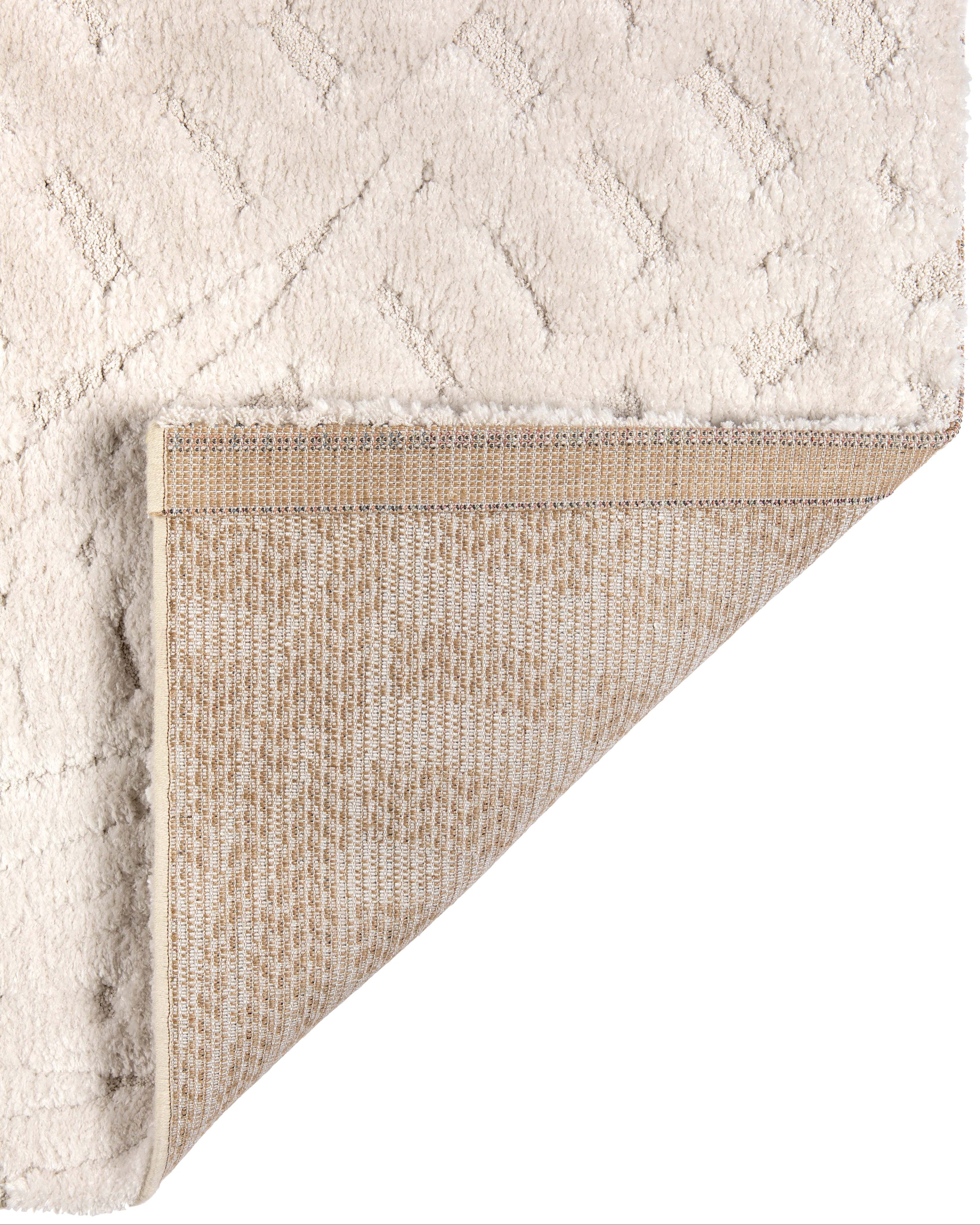 Tappeto riciclato Ewan Ivoire 160 X 230 X 2