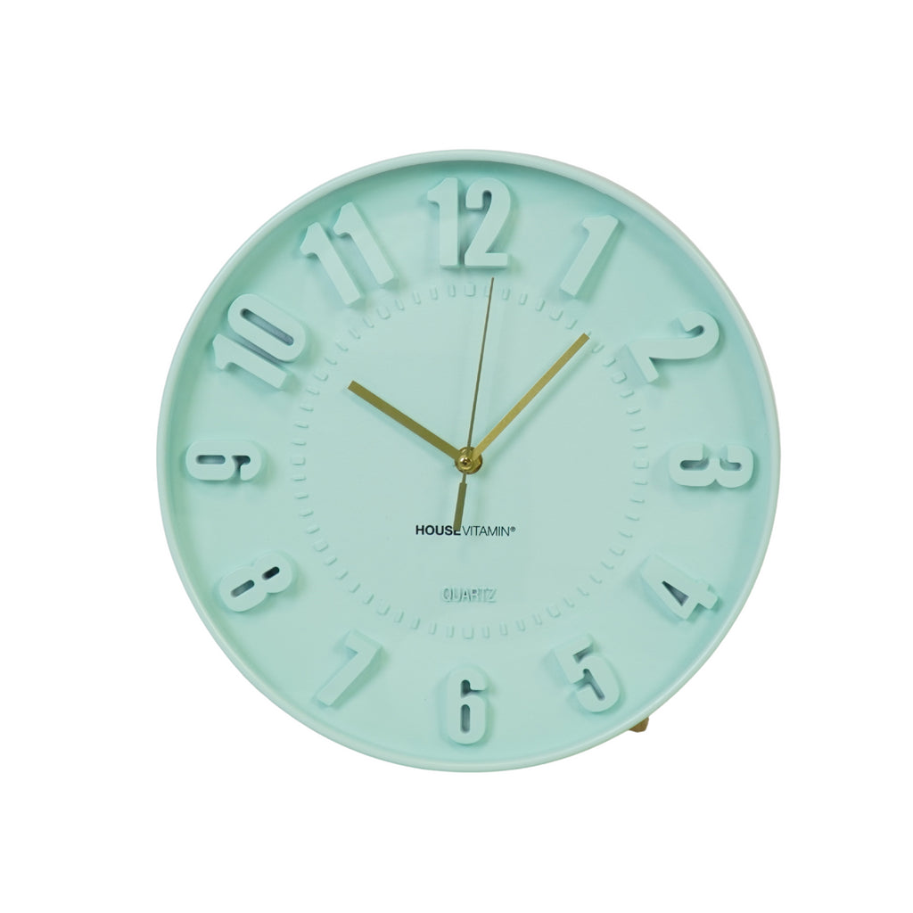 Light - Orologio da parete Verde chiaro