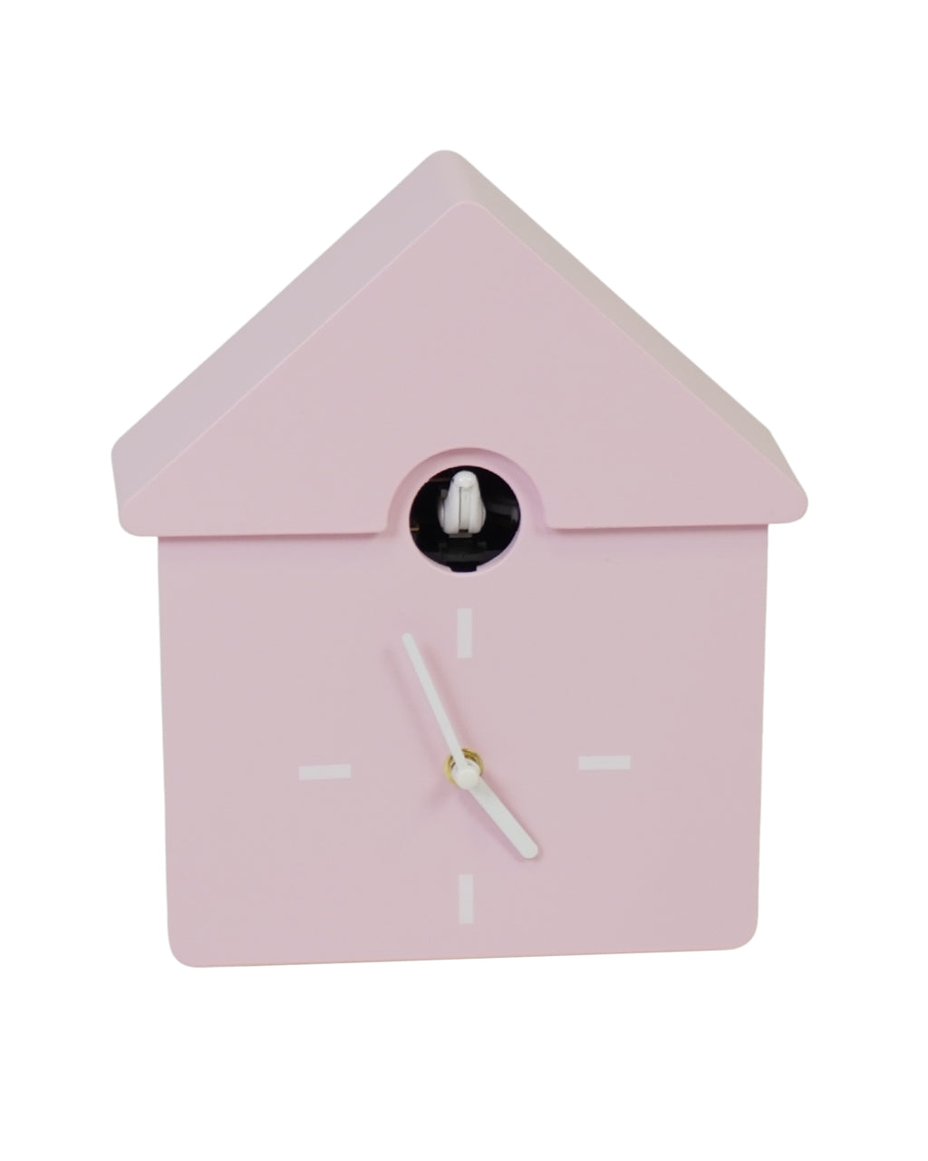 Cucù - Orologio a parete, rosa chiaro, 24x27x9cm