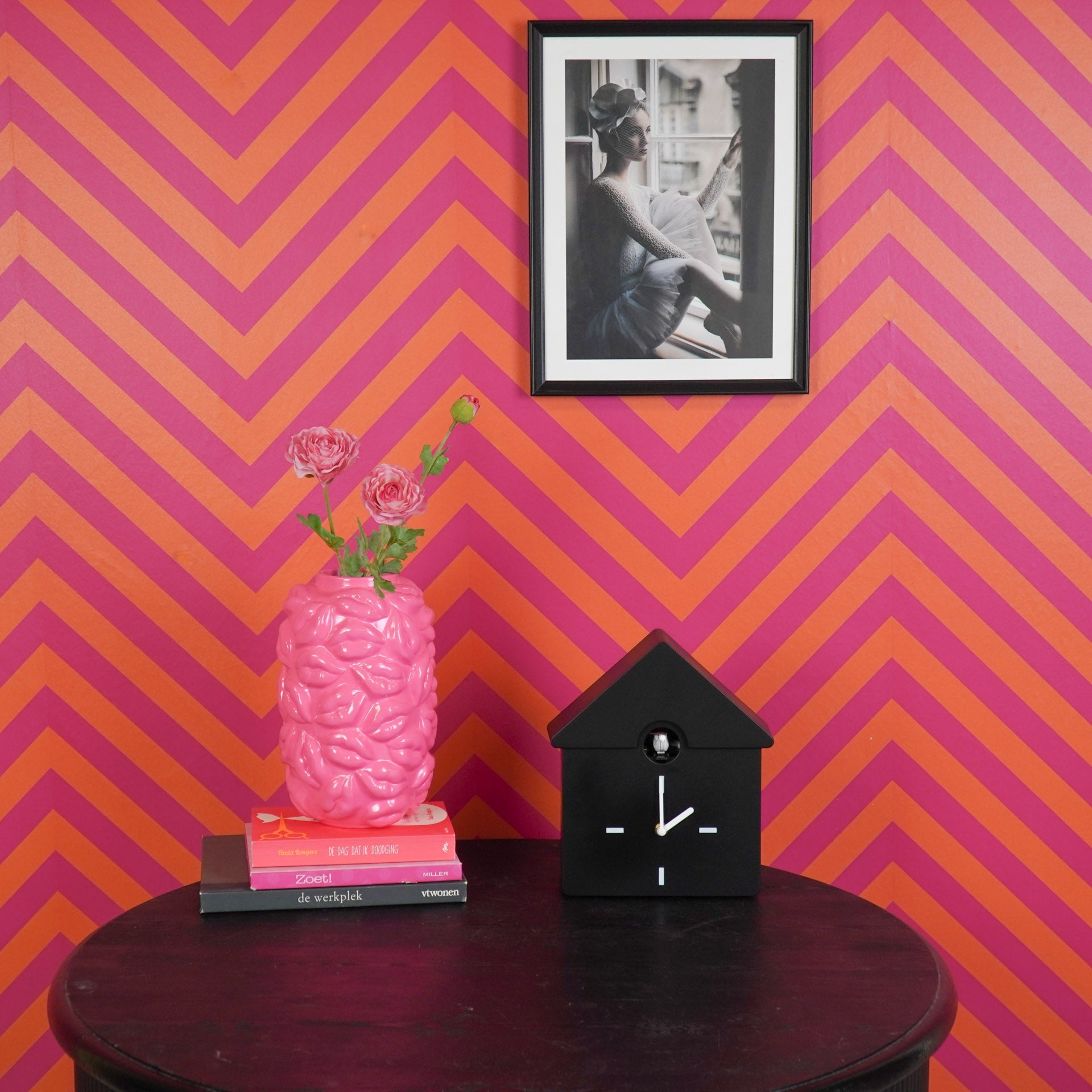 Cucù - Orologio a pendolo da parete - Nero