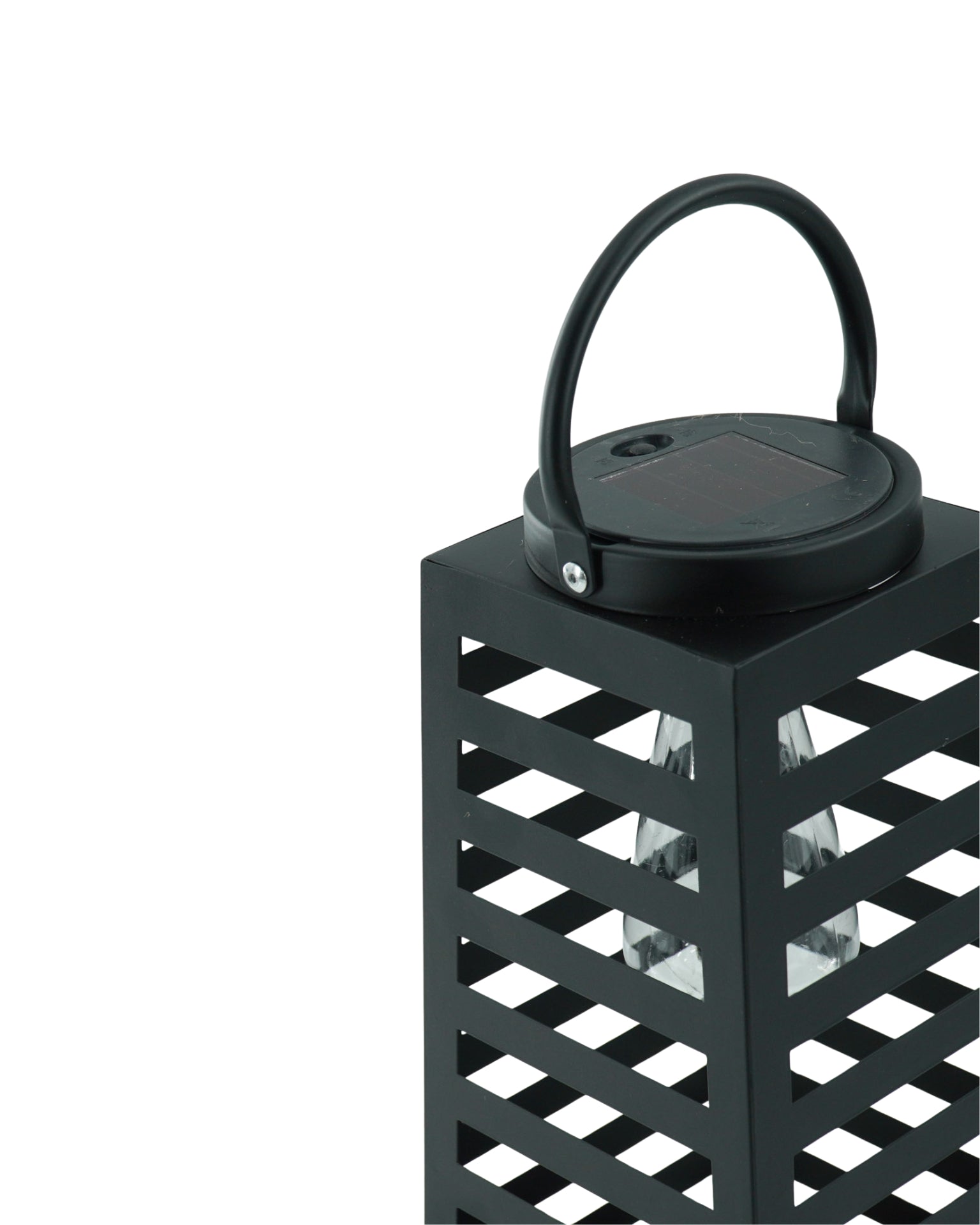 Tour - Lanterna solare in metallo, nero