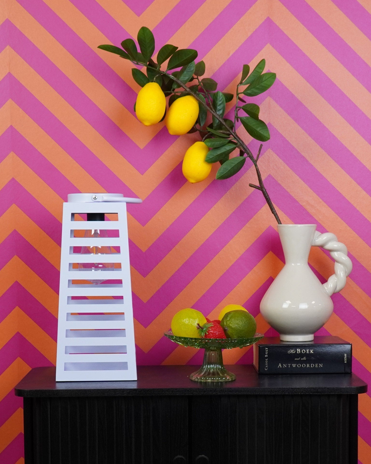 Tour - Lanterna solare in metallo, lilla