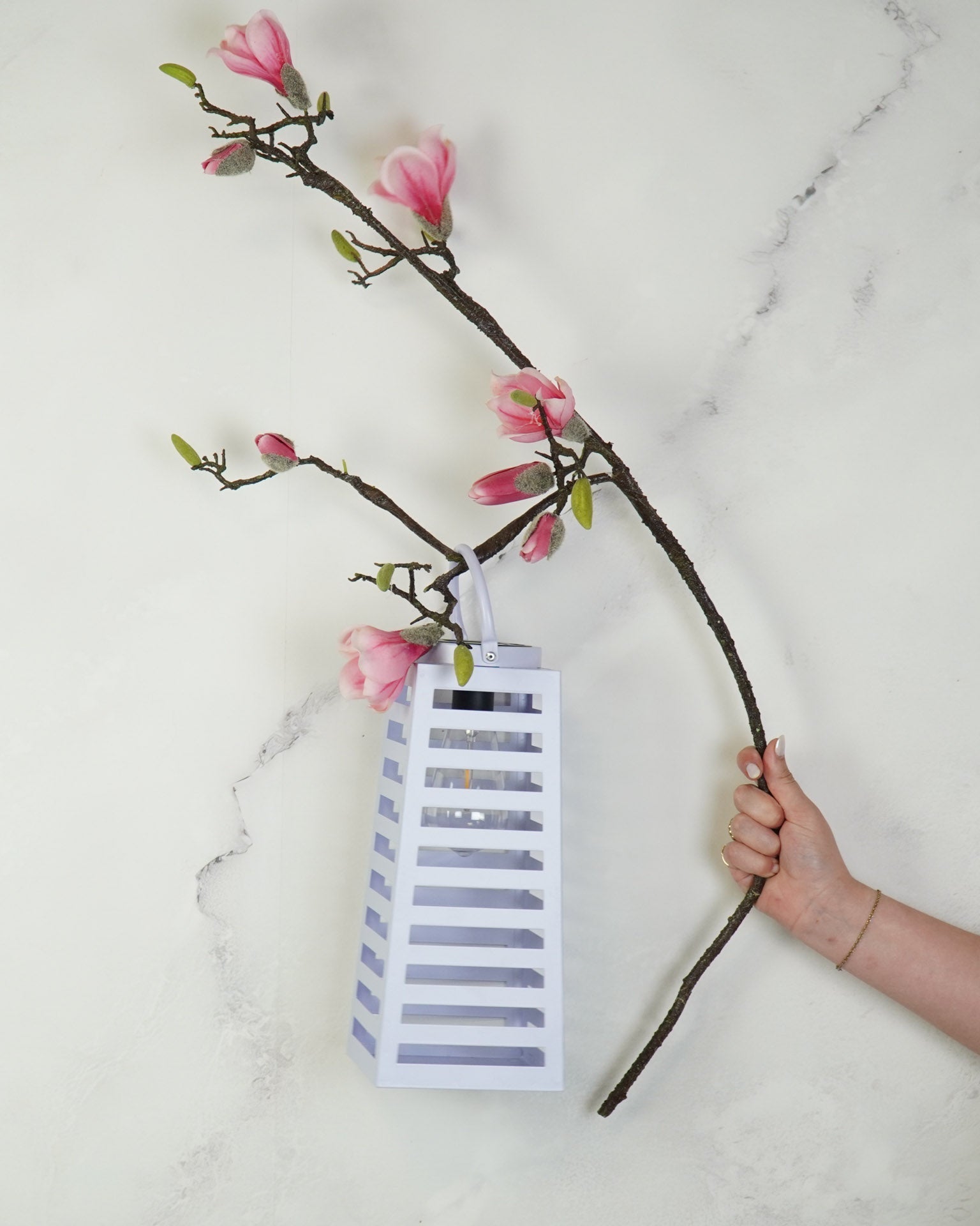 Tour - Lanterna solare in metallo, lilla