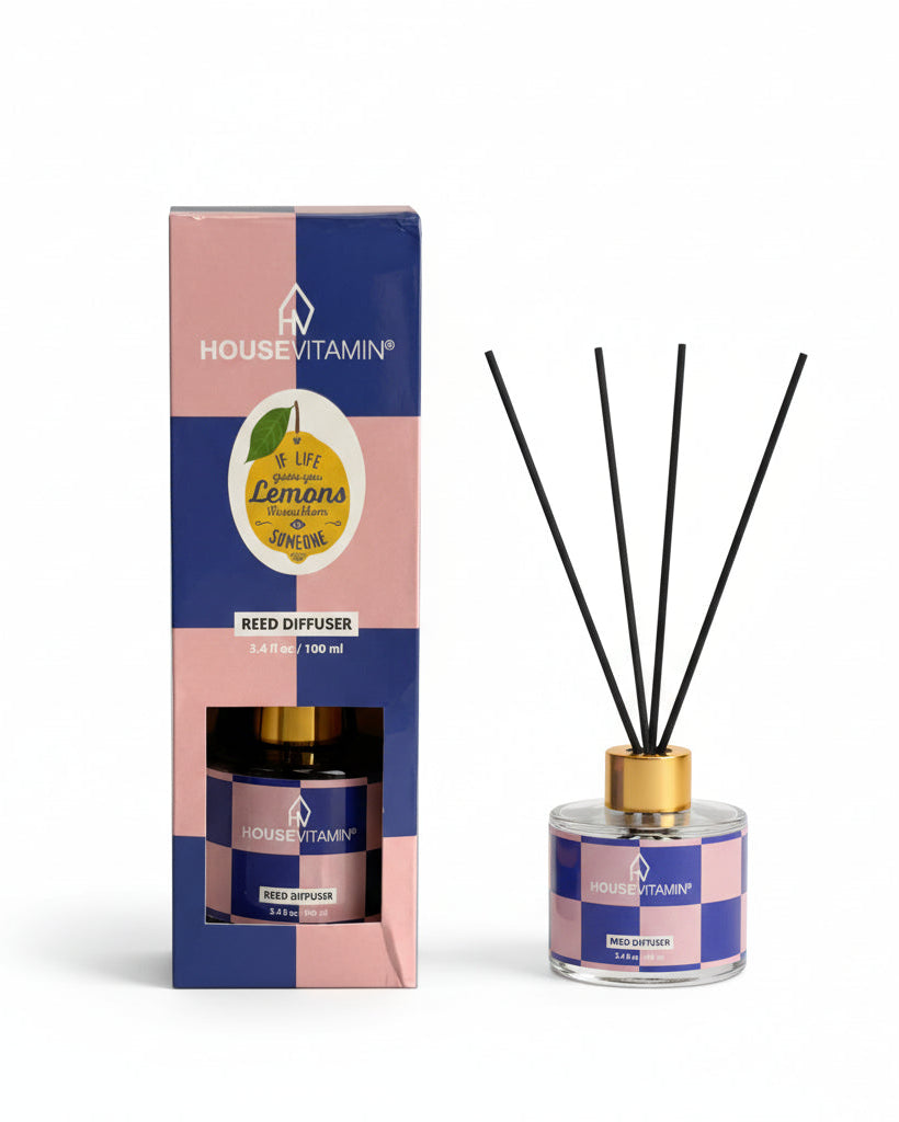 Agrums - Diffusore a bastoncini, Limone e Bergamotto, 100 ml
