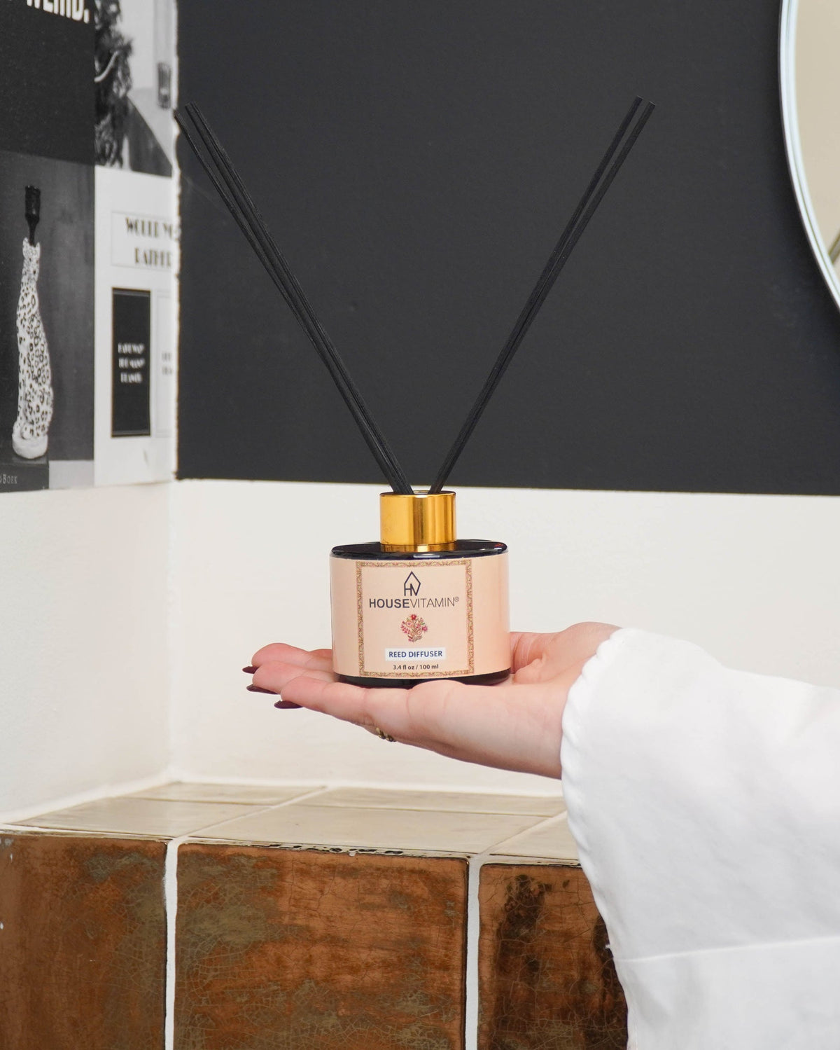 Ambra -Diffusore a bastoncini, ambra, 100 ml