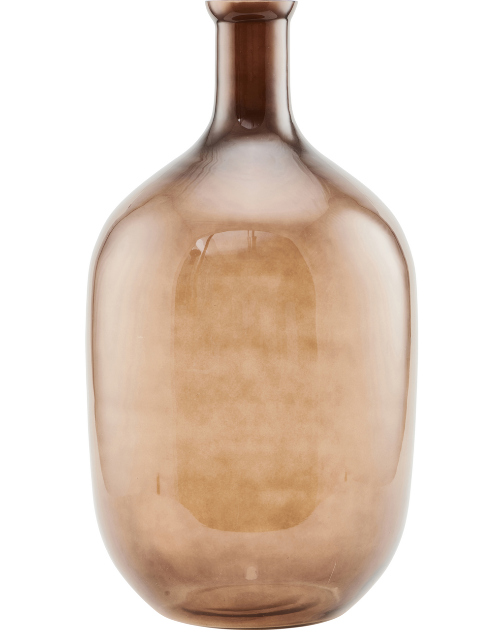 Tinka - vaso da terra in vetro marrone