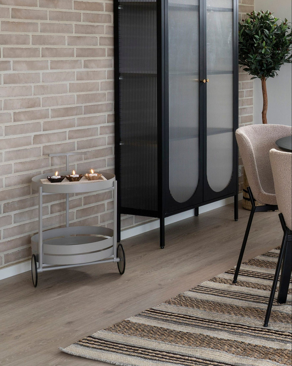 Beja - carrello bar in metallo