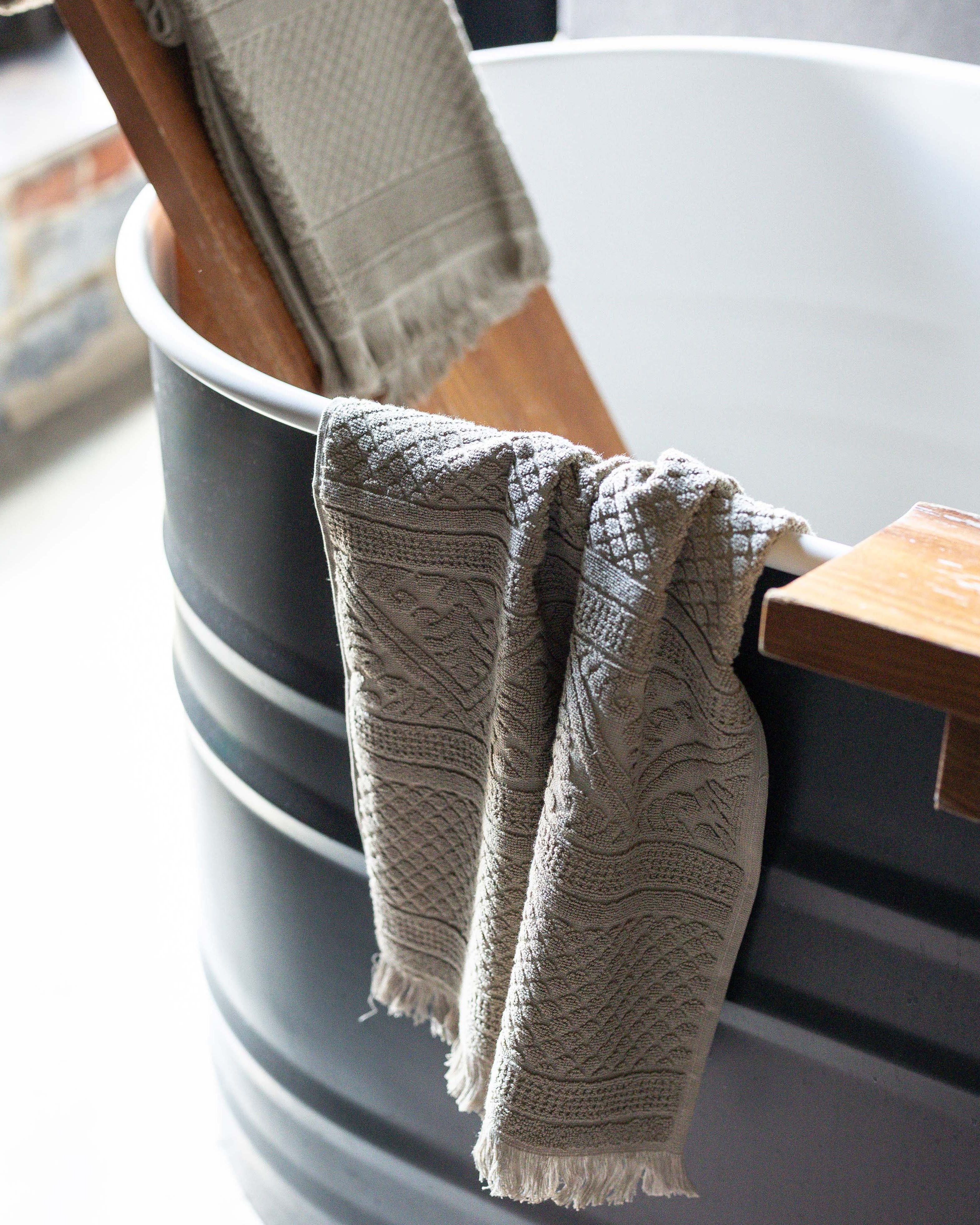 Asciugamano ospite Zoé Noisette 30 X 50