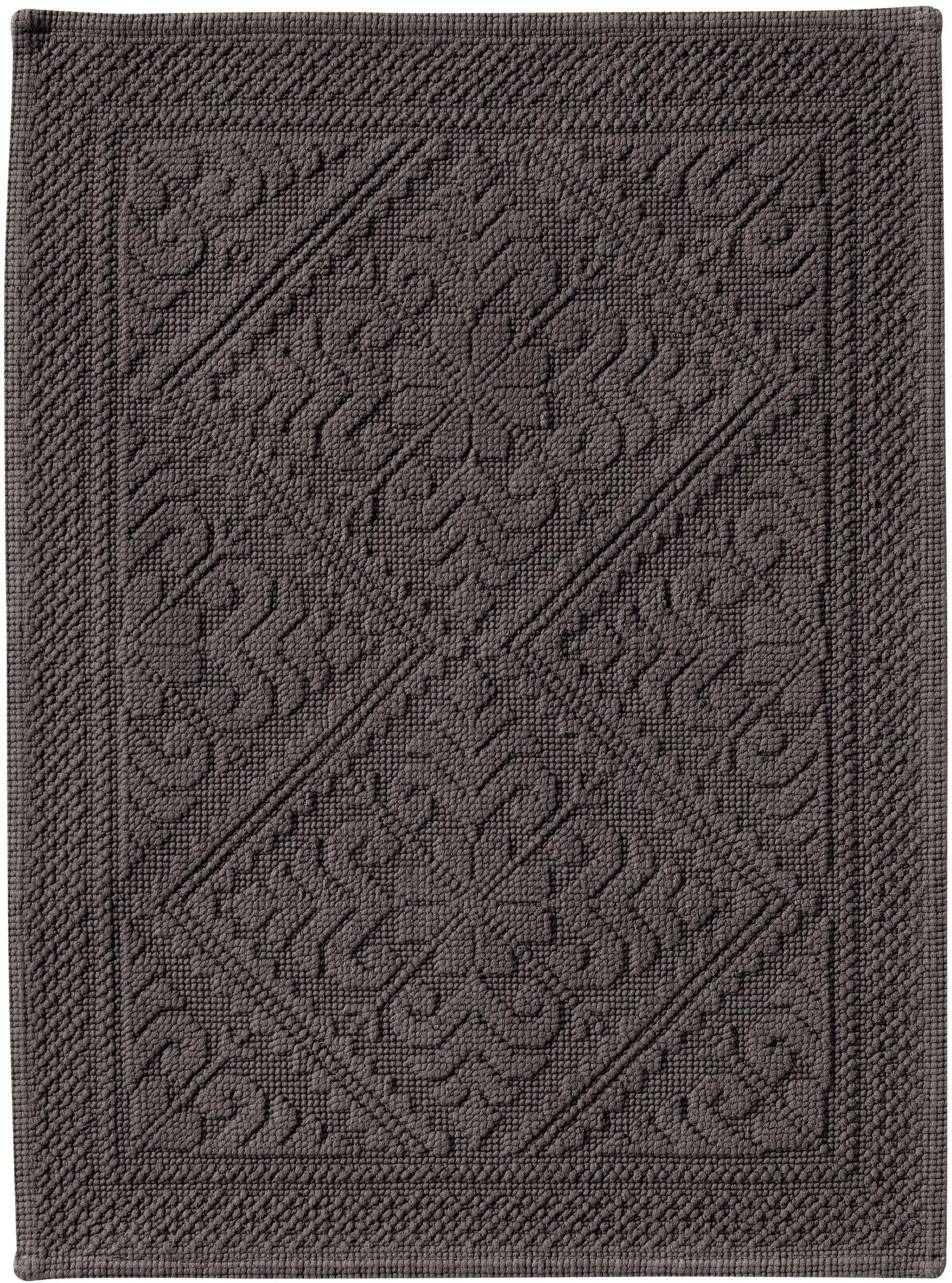 Tappeto da bagno Enzo Ébène 54 X 64