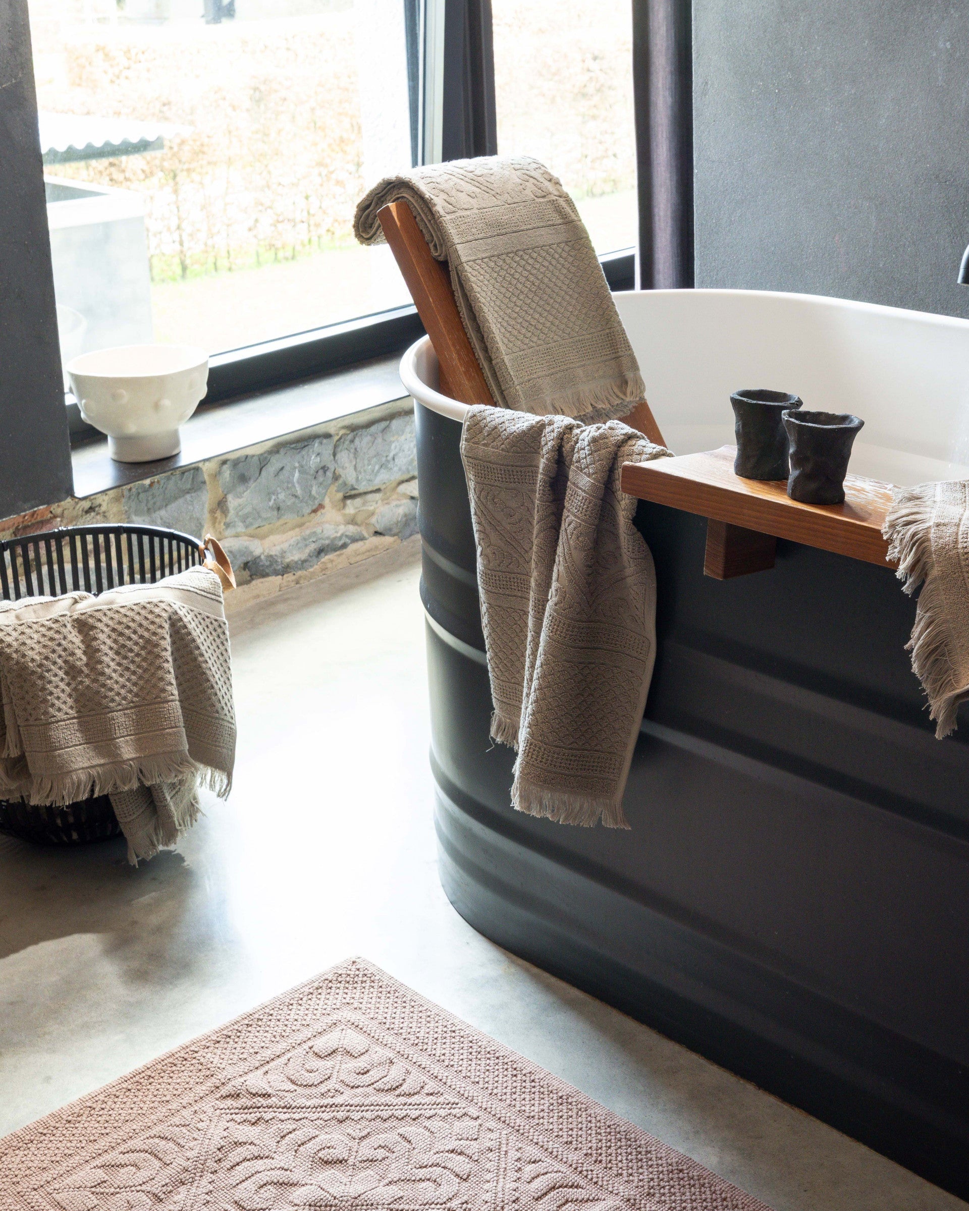 Tappeto da bagno Enzo Noisette 54 X 64