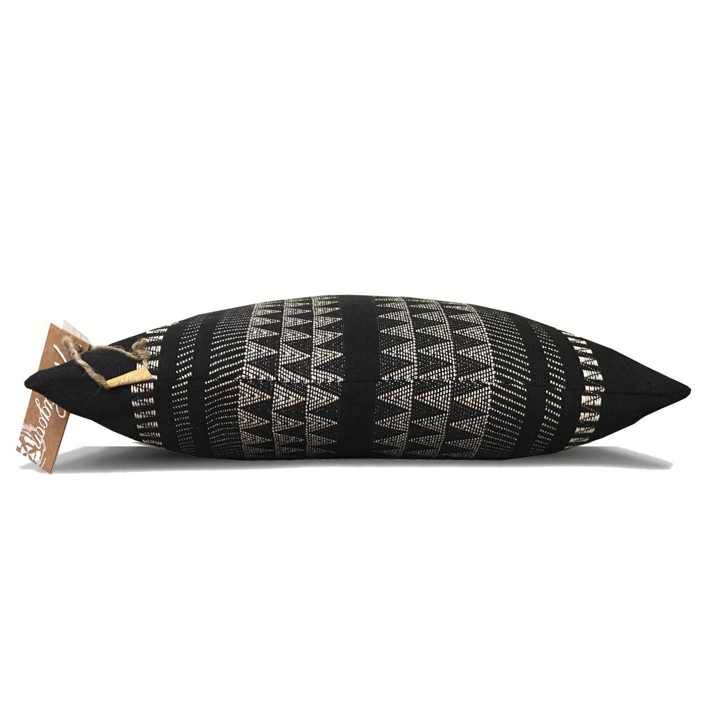 Native - cuscino nero in cotone, 60 x 60 cm
