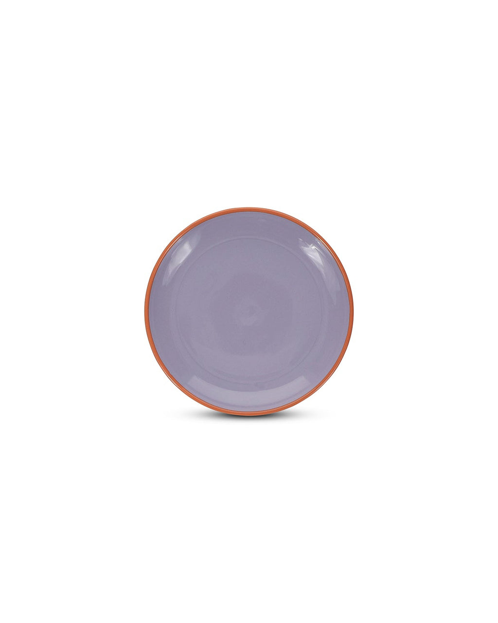 Duo - Piatto da frutta viola/arancione, 18xH2,5cm
