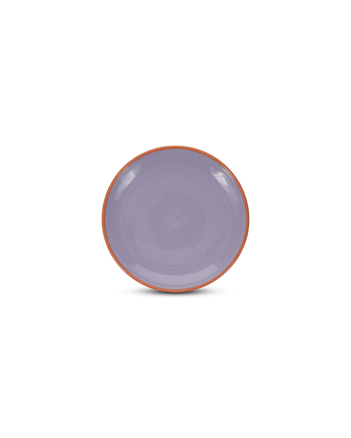 Duo - Piatto da frutta viola/arancione, 18xH2,5cm