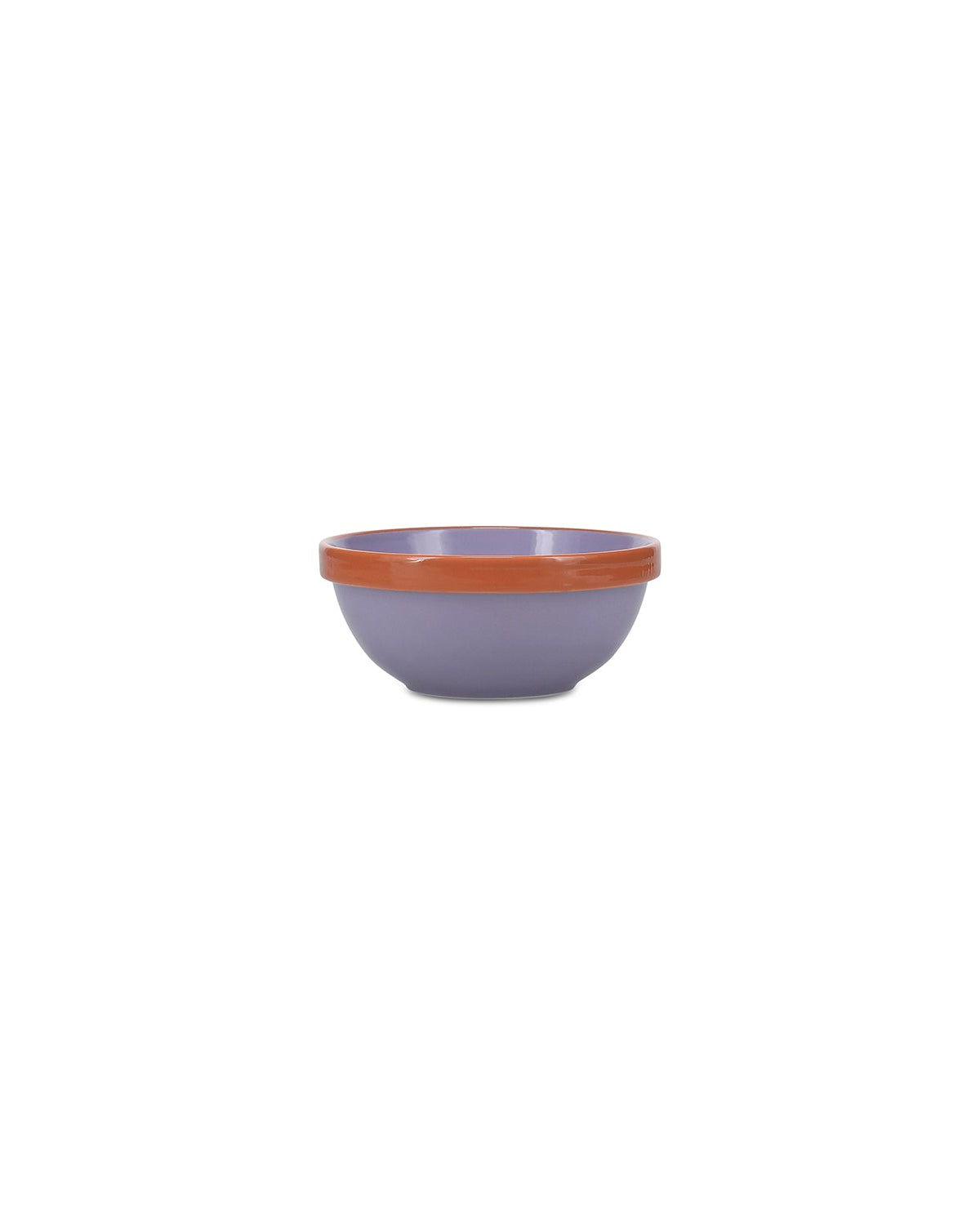 Duo - Ciotola viola/arancione, 15,5xH6,5cm