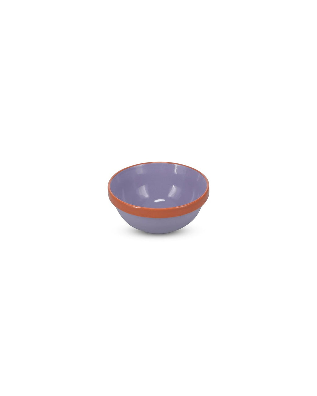 Duo - Ciotola viola/arancione, 15,5xH6,5cm