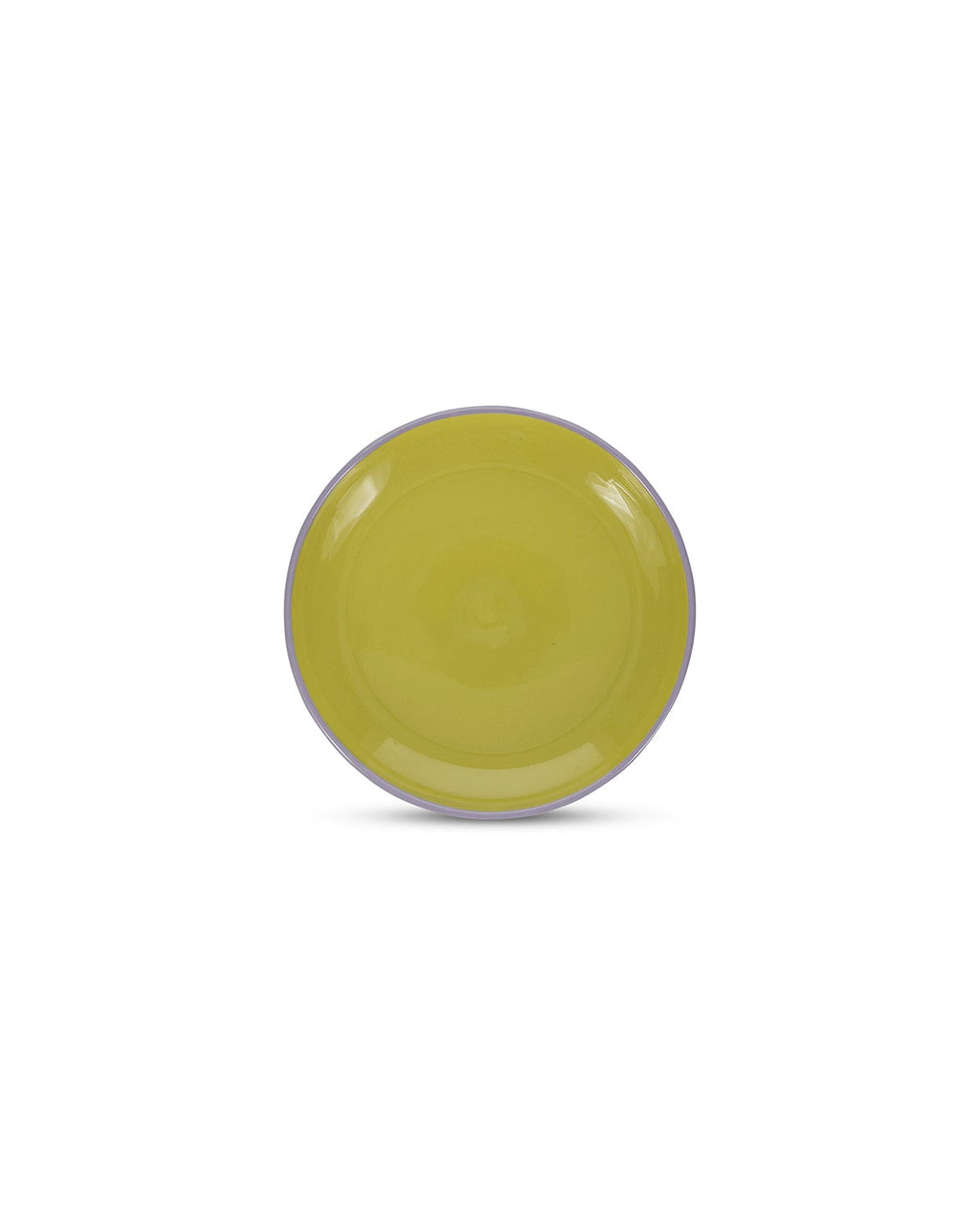 Duo - Piatto da frutta verde/viola, 18xH2,5cm