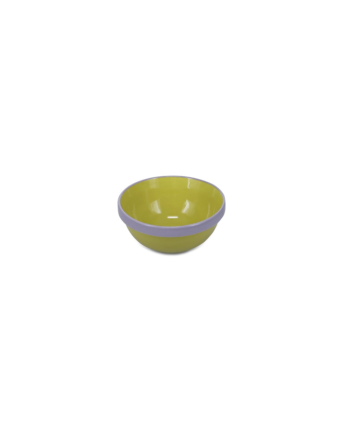 Duo - Ciotola verde/viola, 15,5 x H 6,5 cm