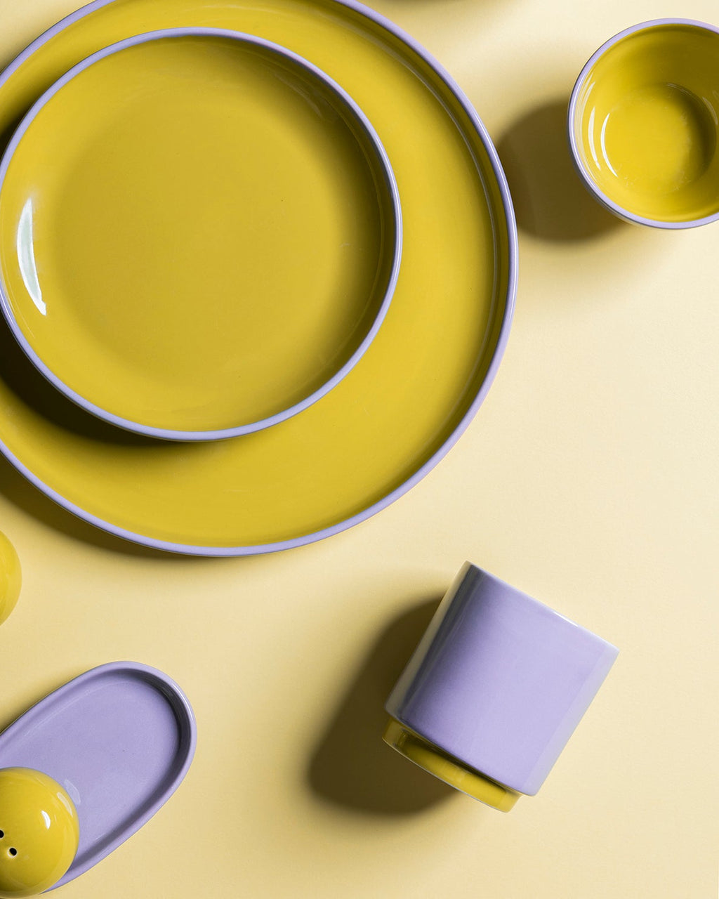 Duo - Tazza verde/viola, 27 cl