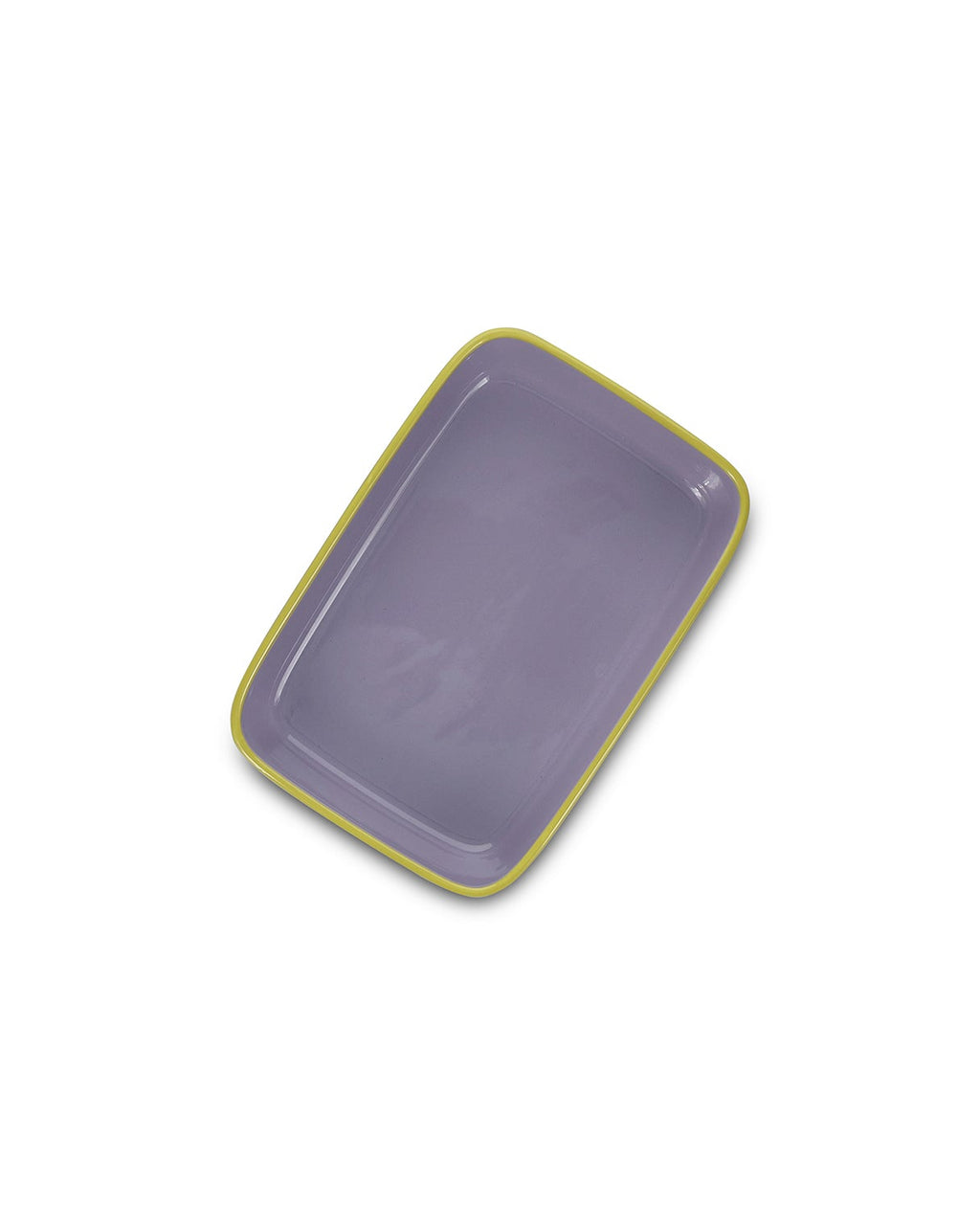 Duo - Pirofila da forno viola/verde, 22,5x15xH6 cm