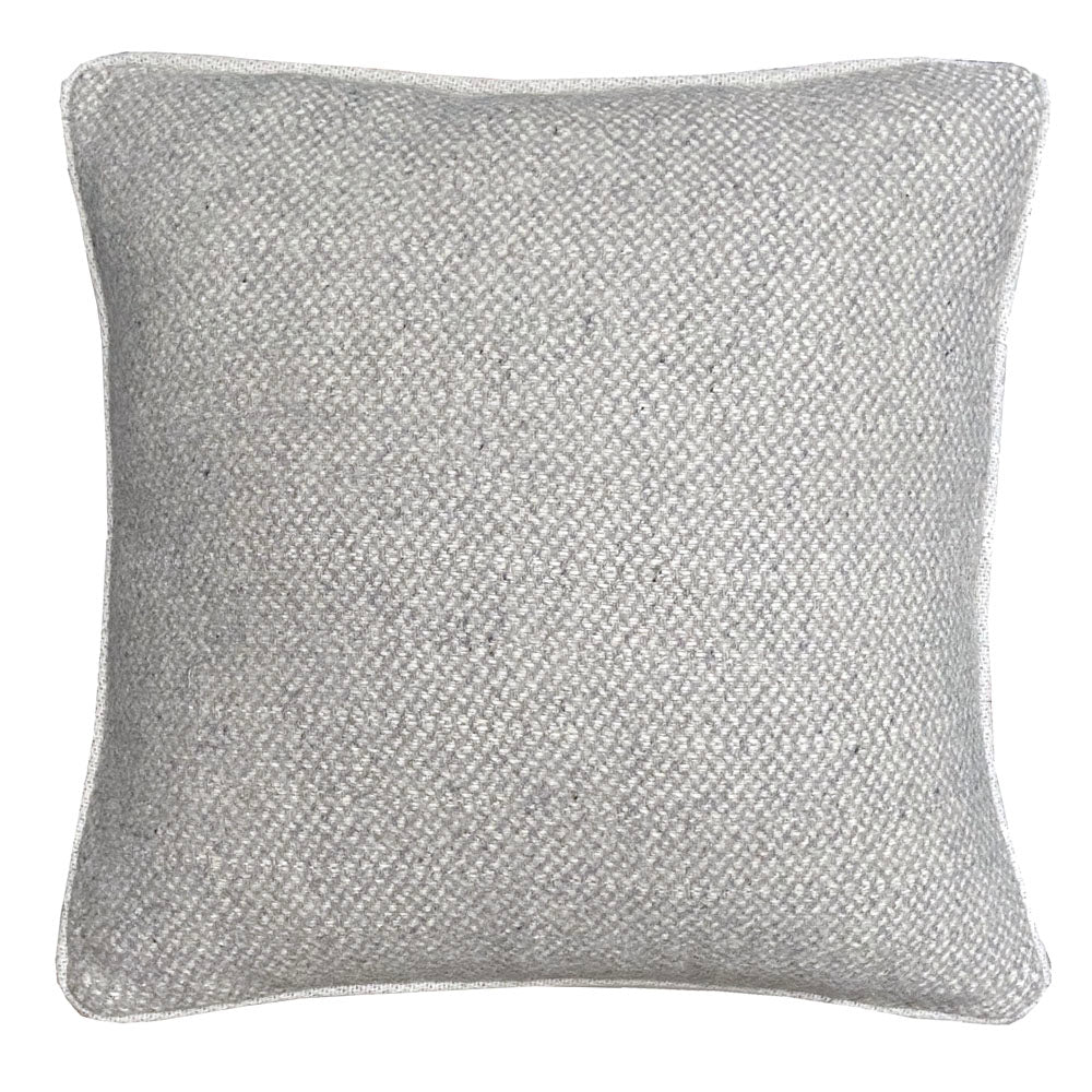 Tilly - cuscino grigio testurizzato in lana e acrilico riciclato,  50x50 cm