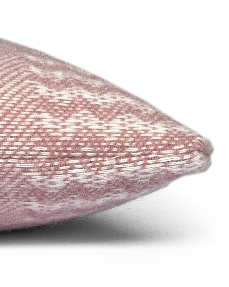 Uptown - cuscino rosa in lana, 45 x 45 cm