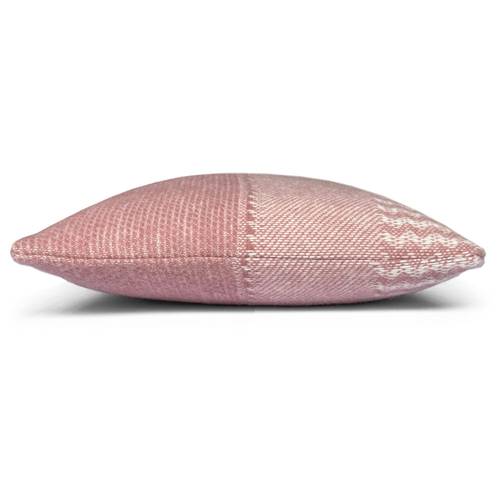 Uptown - cuscino rosa in lana, 45 x 45 cm
