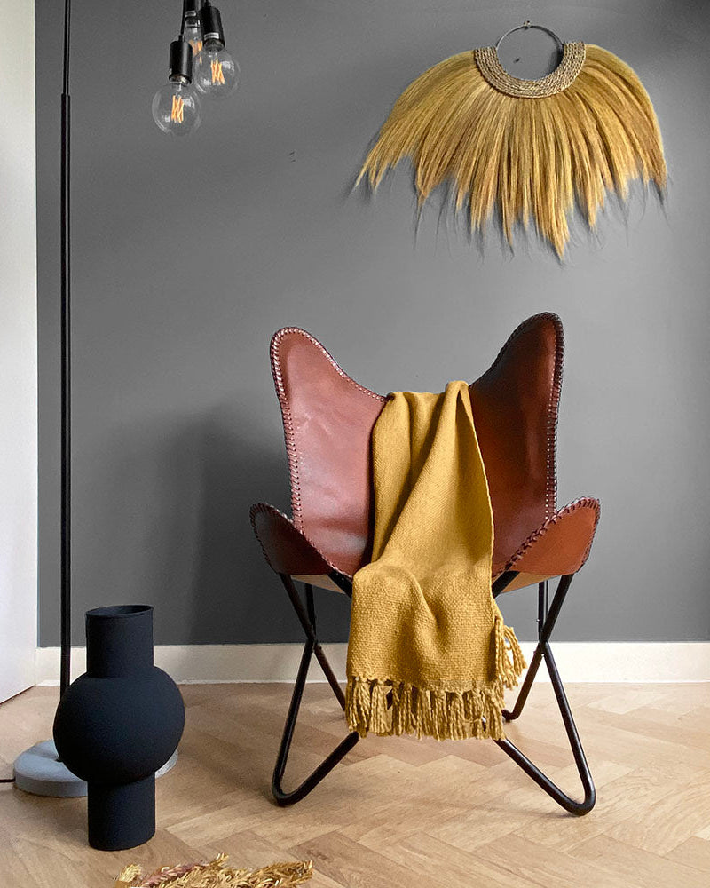 Giangy - palid giallo in cotone, 127 x 152 cm