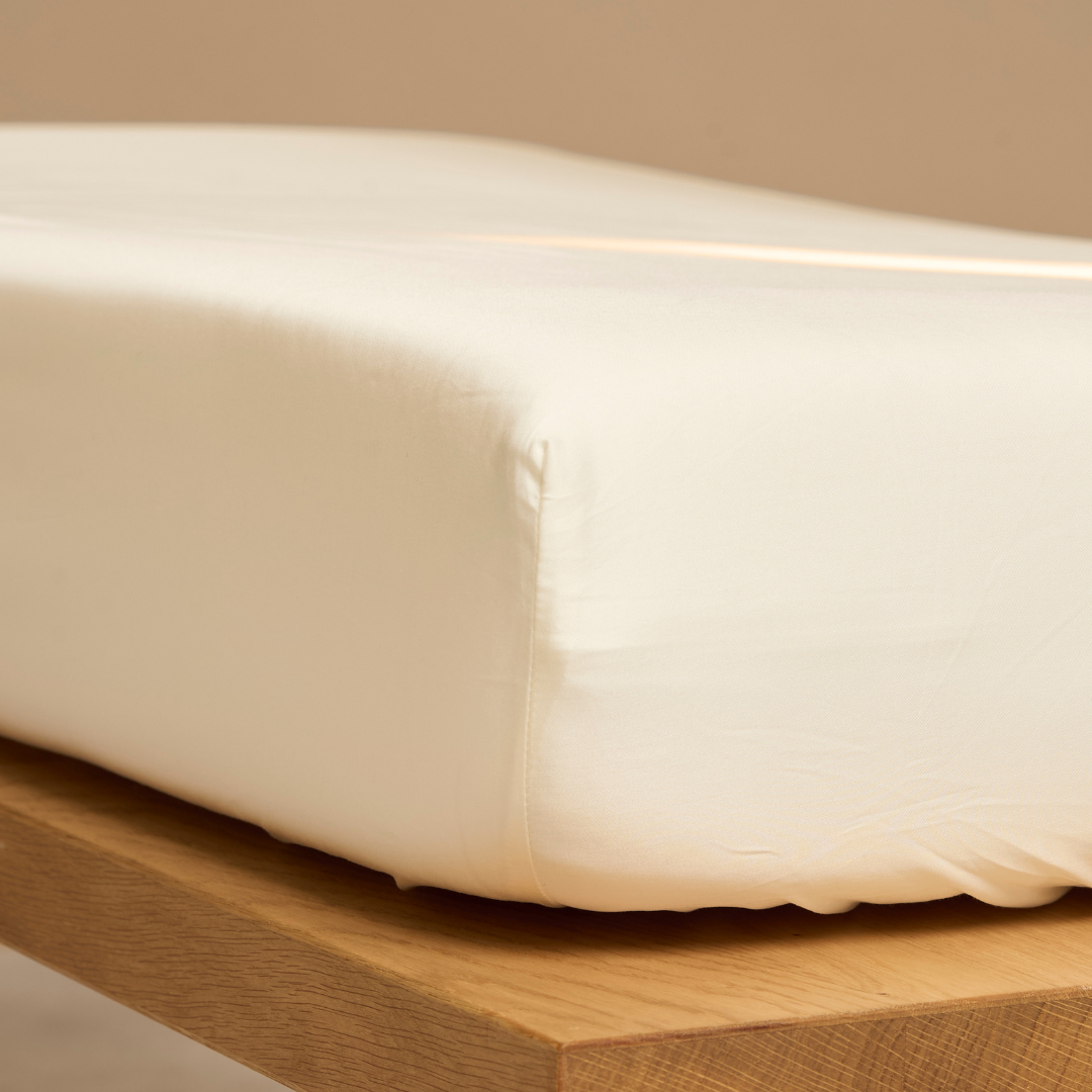 Tencel - lenzuolo con angoli bianco, 180 x 200