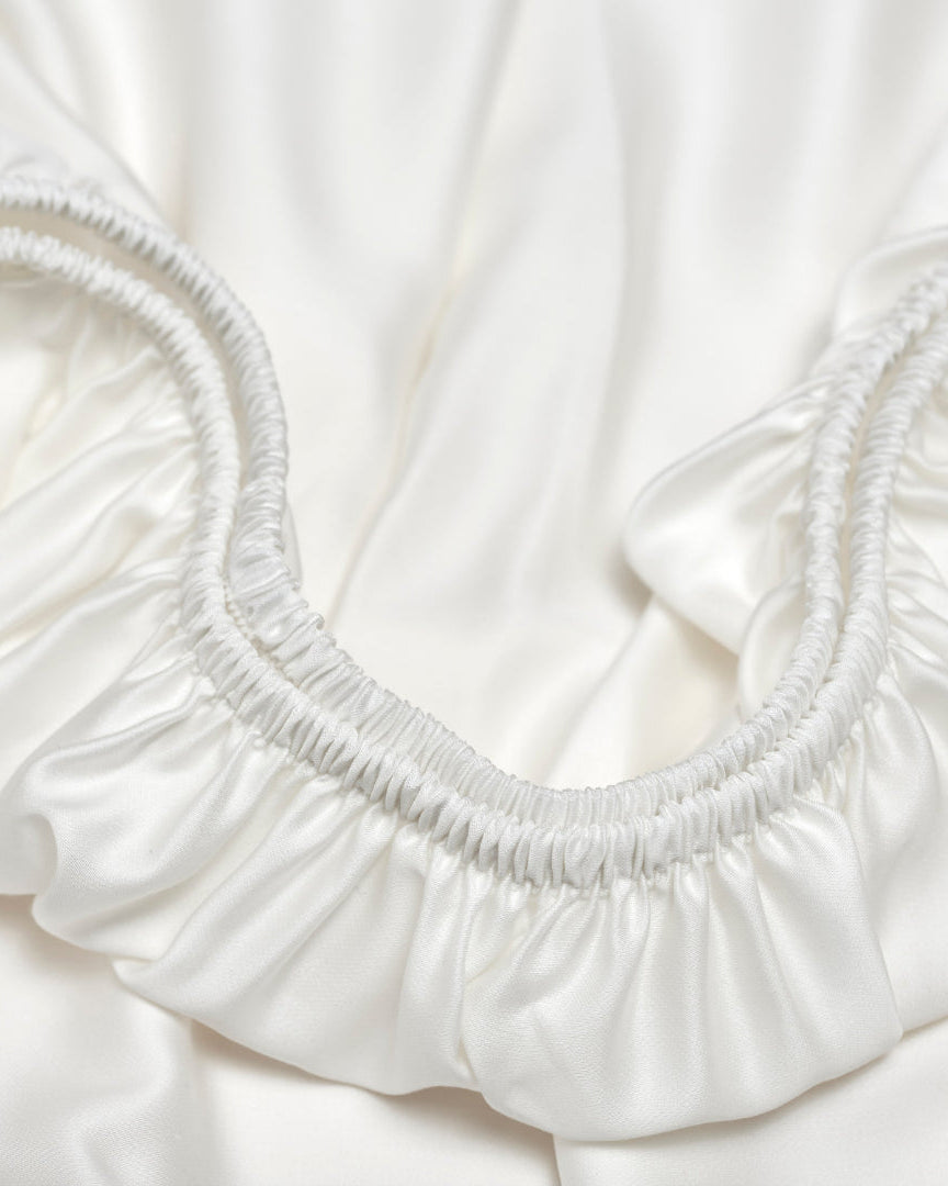 Tencel - lenzuolo con angoli bianco, 180 x 200