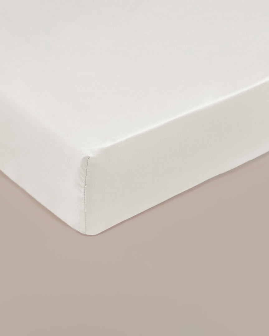 Tencel - lenzuolo con angoli bianco, 180 x 200