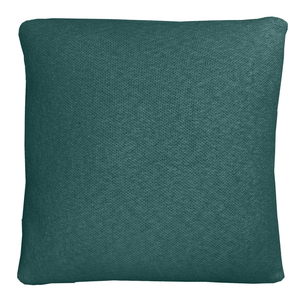 Floral Victory - cuscino verde in cotone biologico, 50 x 50 cm