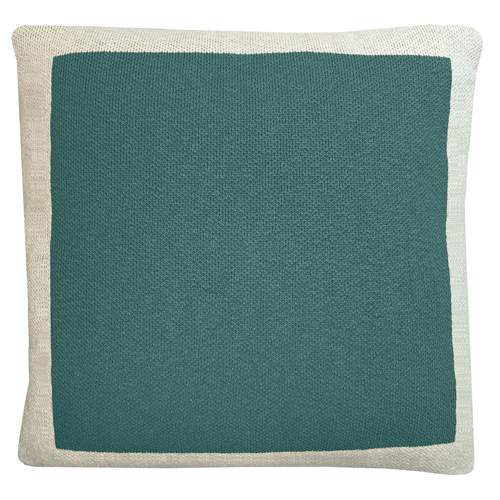 Poster - cuscino verde pino in cotone biologico, 50 x 50 cm