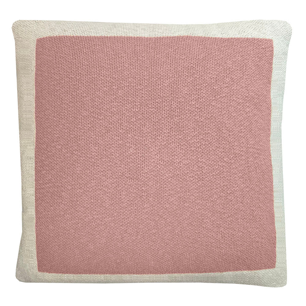 Poster - cuscino rosa in cotone biologico, 50 x 50 cm