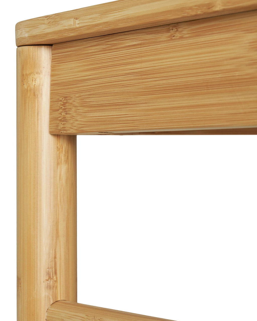 Ember - appendiabiti con panca in vimini naturale, struttura in bambù, colore naturale 36x95x165