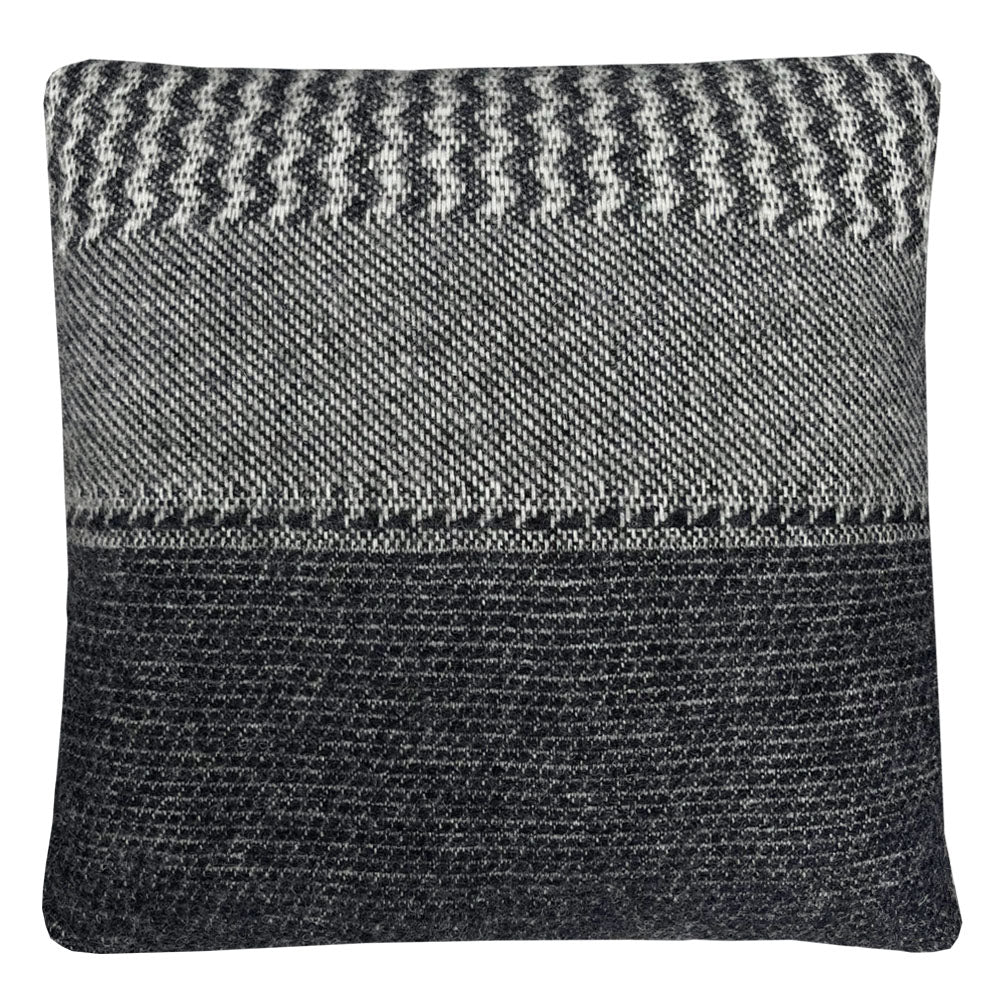 Uptown -cuscino nero in lana, 45 x 45 cm