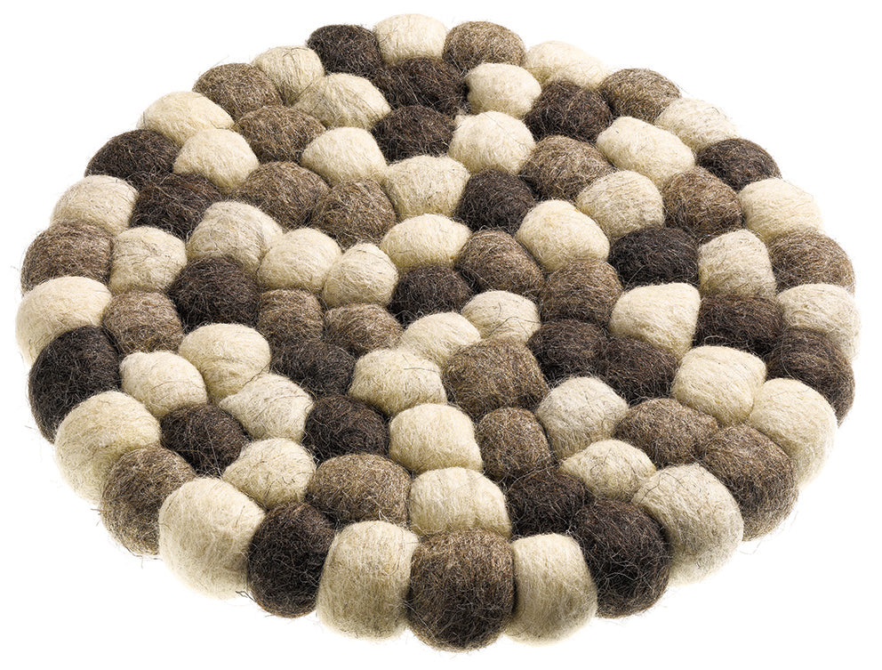 Sottopentola riciclato Brian Naturel Brun Diamètre 20