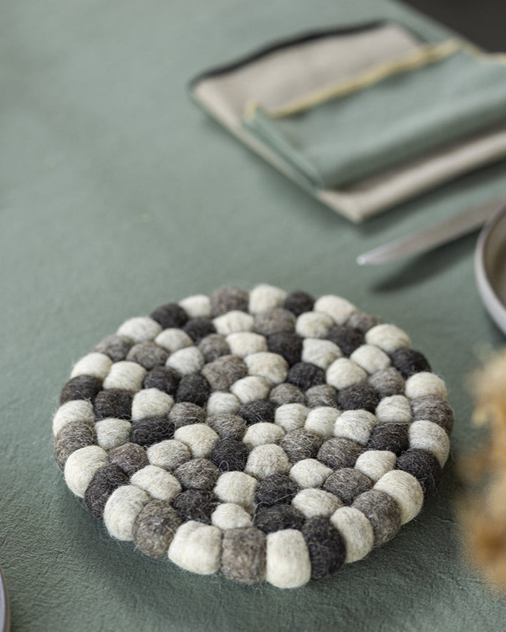 Sottopentola riciclato Brian Naturel Brun Diamètre 20