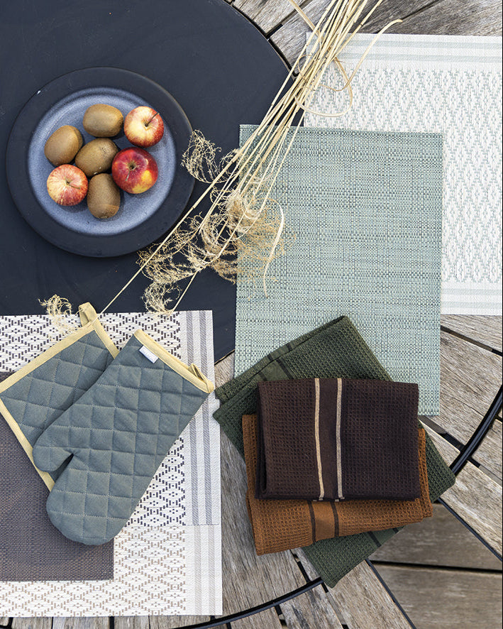 Strofinaccio riciclato Lars Olive 50 X 70