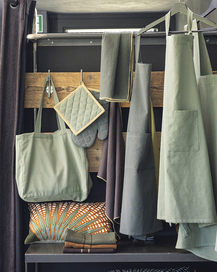 Strofinaccio riciclato Lars Olive 50 X 70