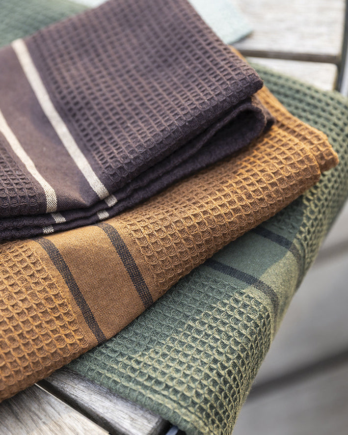 Strofinaccio riciclato Lars Caramel 50 X 70