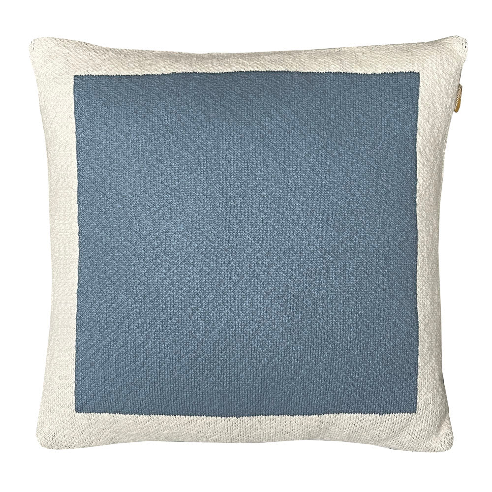 Poster - cuscino blu nebbia in cotone biologico, 50 x 50 cm
