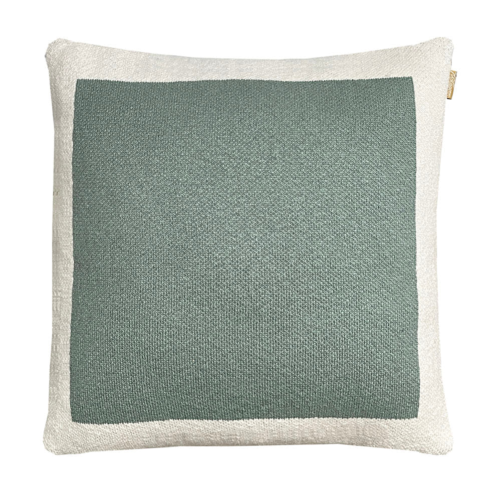 Poster - cuscino verde salvia in cotone biologico, 50 x 50 cm