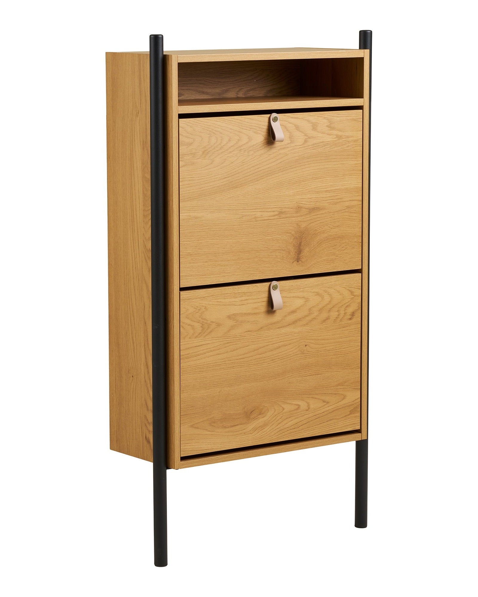 Barco - Scarpiera, effetto rovere 62x26x118 cm