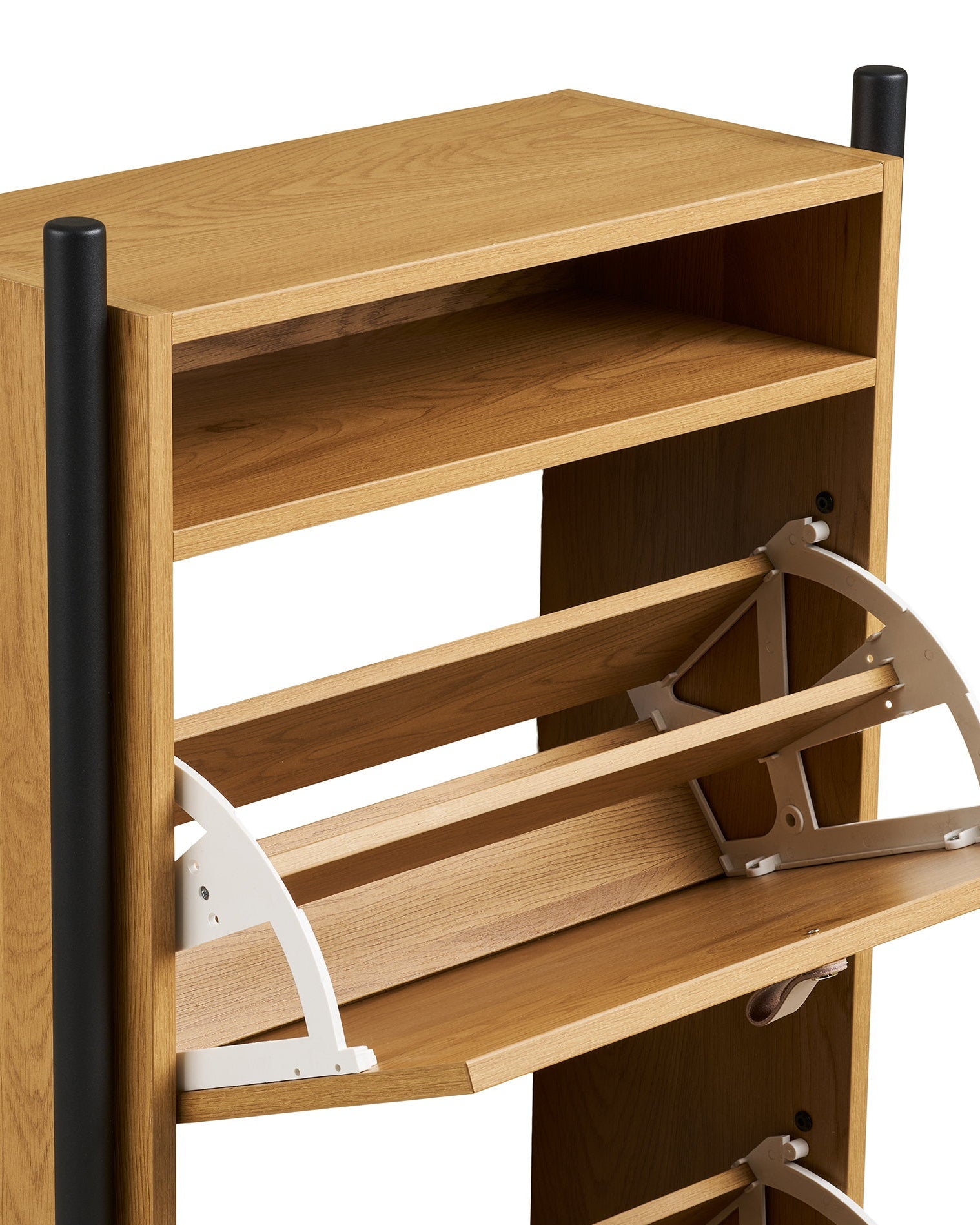 Barco - Scarpiera, effetto rovere 62x26x118 cm