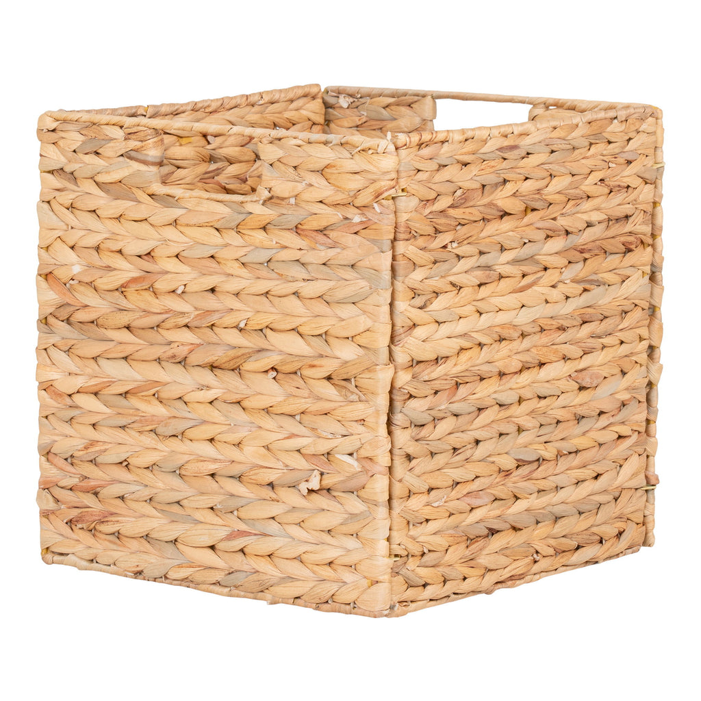 Passo - Cesto pieghevole in giacinto d'acqua 30x30x30 cm